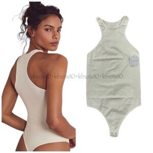 Intimately Free People Down To Earth Bodysuit in Ivory New with Tags XS/S